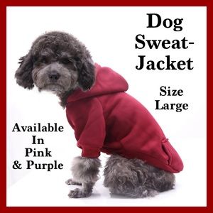 Pink Or Purple Dog Jacket- Large